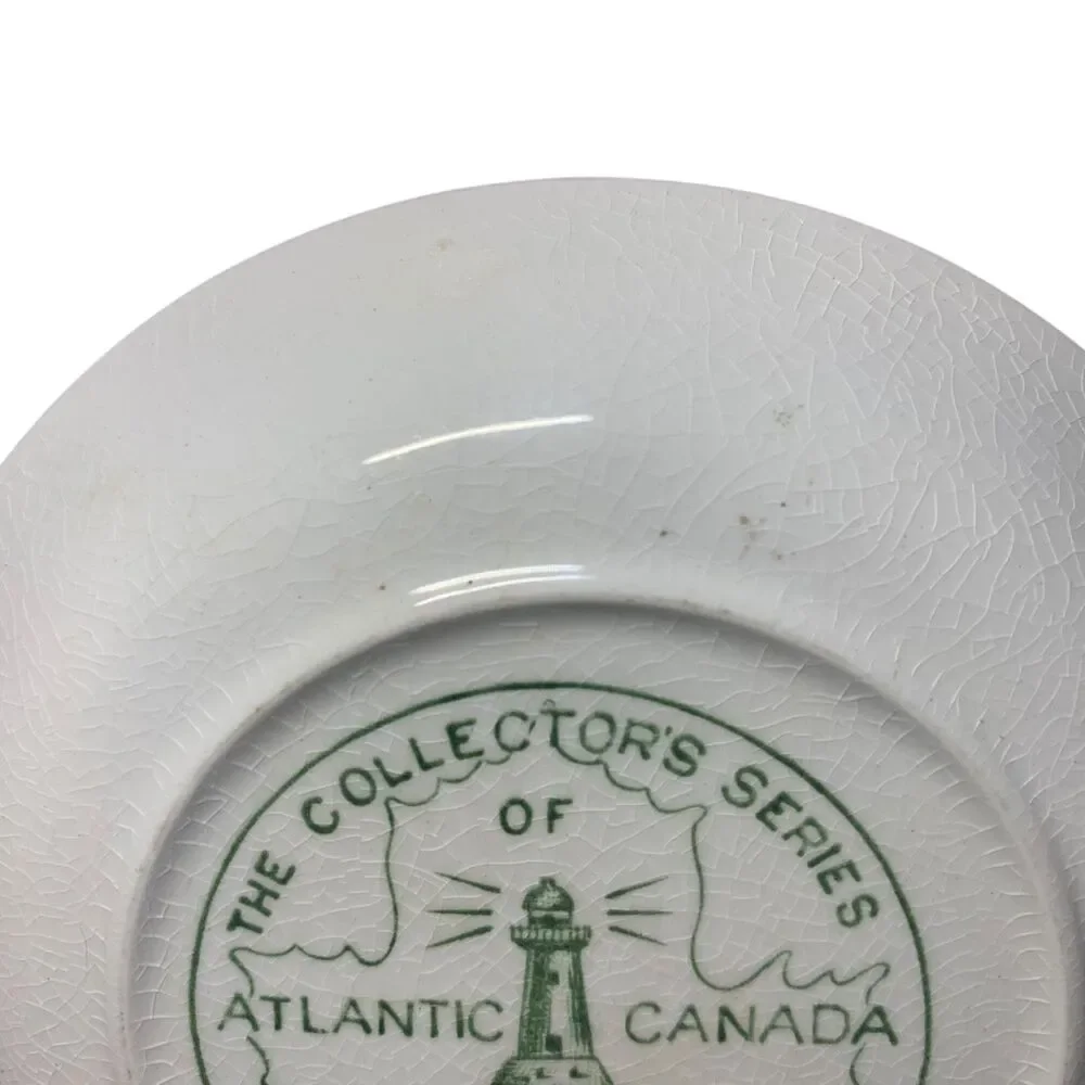 Vintage Wood & Sons Green Transferware Bridge Image 4.25
